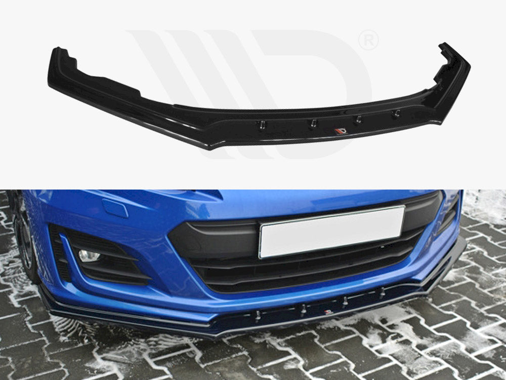 Maxton Design SU-BRZ-1F-FD1T Front Splitter V.1 Subaru Brz Facelift (2017-2020) | ML Performance UK Car Parts