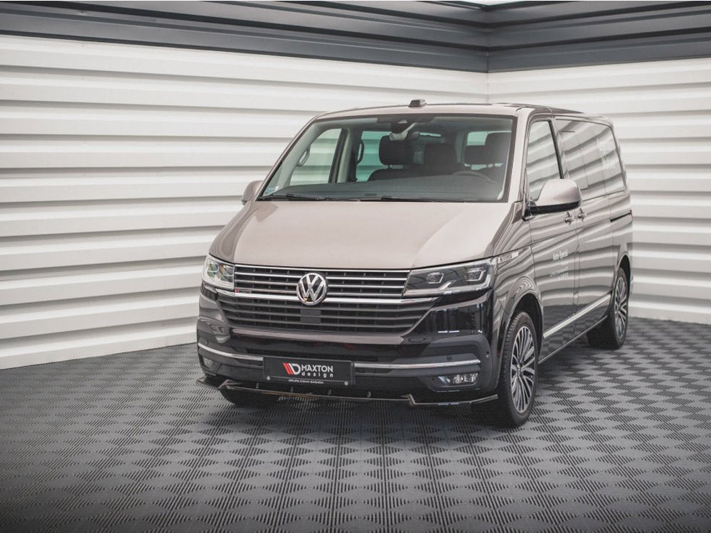 Maxton Design VW T6 Facelift (2019-) Front Splitter V1