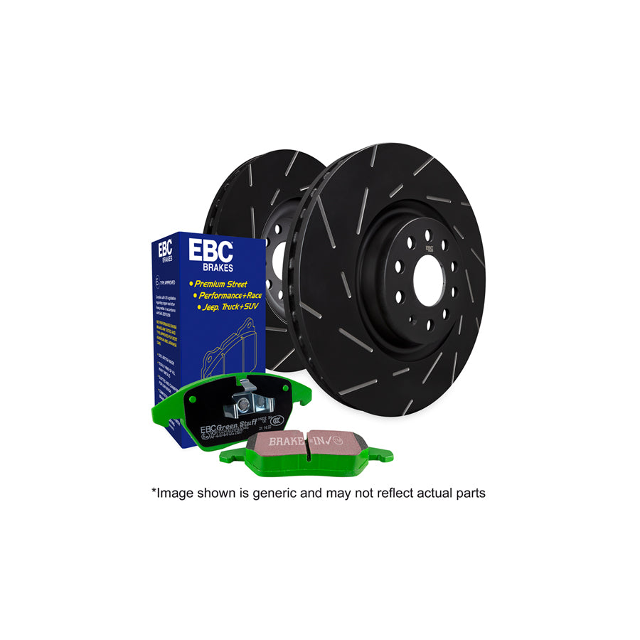 EBC PD06KR277 Mercedes-Benz W163 Greenstuff Rear Brake Pad & USR Disc Kit 1 | ML Performance UK Car Parts
