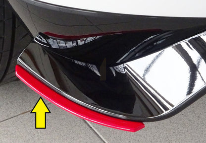 Rieger 00059518 VW Mk7 Golf GTI-TCR Rear Side Splitter 1 | ML Performance EU Car Parts