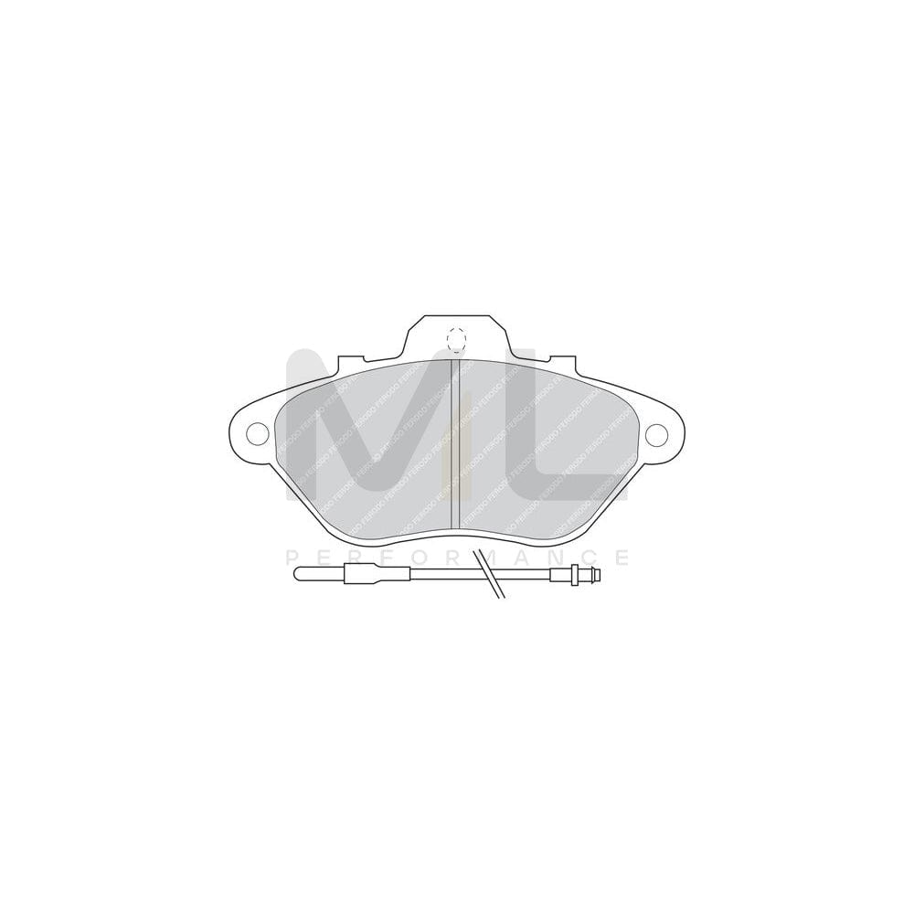 Ferodo Premier Fdb1445 Brake Pad Set Not Prepared For Wear Indicator | ML Performance Car Parts