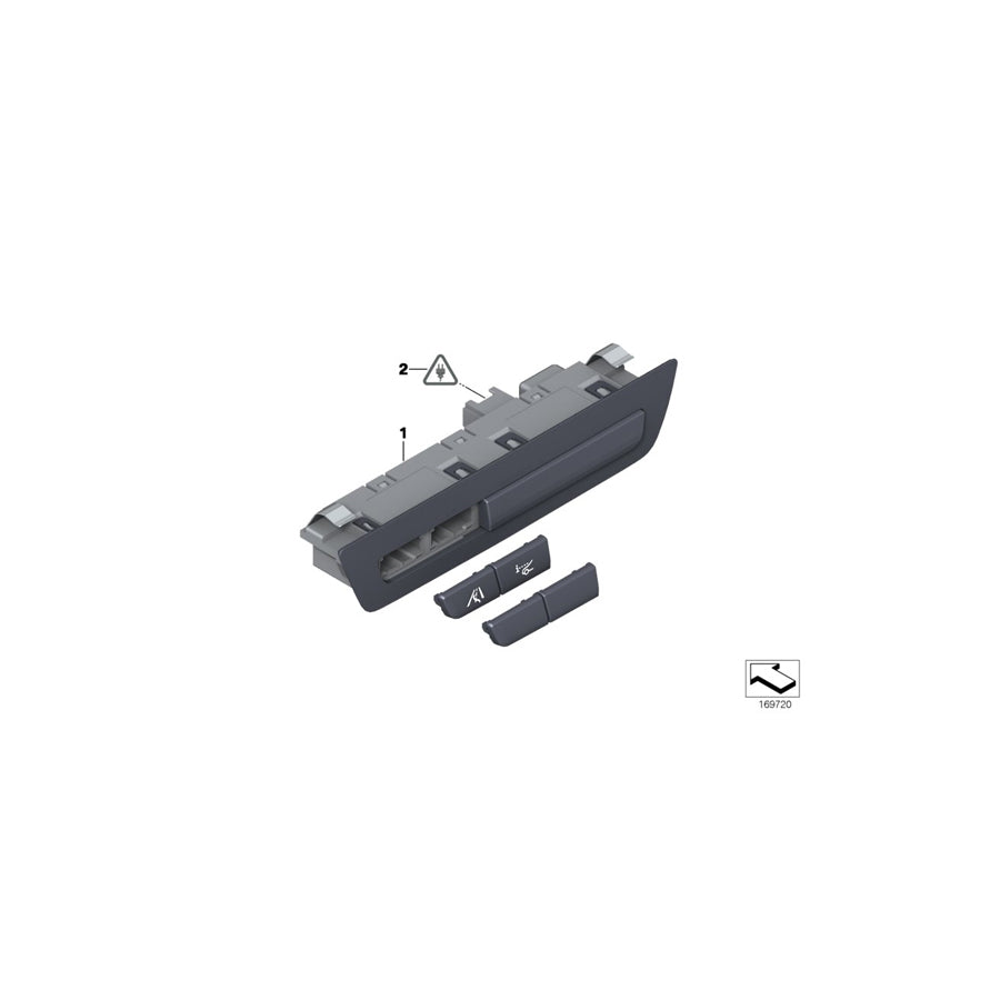 Genuine BMW 61319220149 F03 F06 F11 User Control, Driver Assistance System (Inc. 640iX, Alpina B7L & 750i) | ML Performance EU