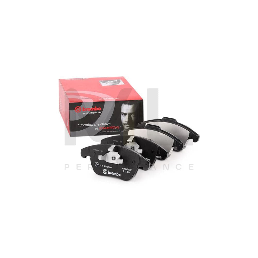 Brembo P 44 020 Brake Pad Set Excl. Wear Warning Contact, With Piston Clip | ML Performance Car Parts
