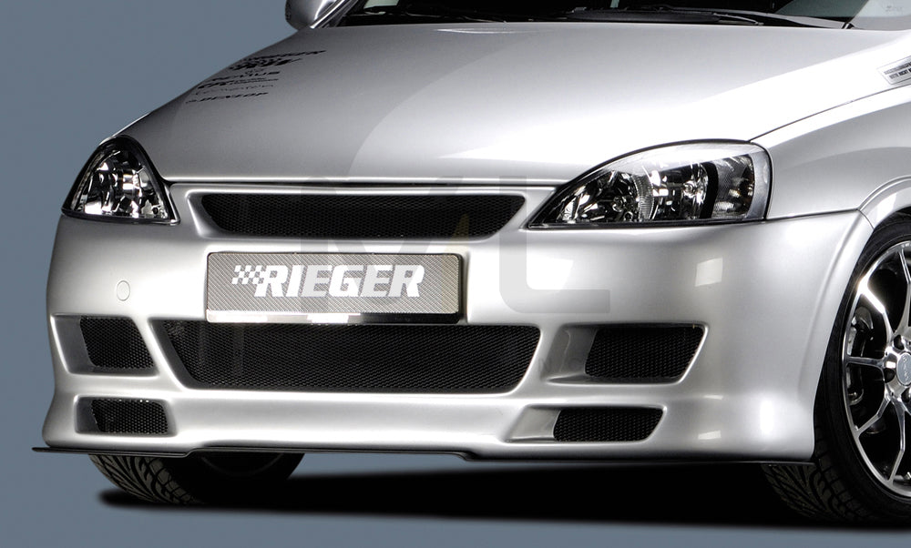 Rieger 00058917 Opel Corsa C Front Bumper 1 | ML Performance EU Car Parts