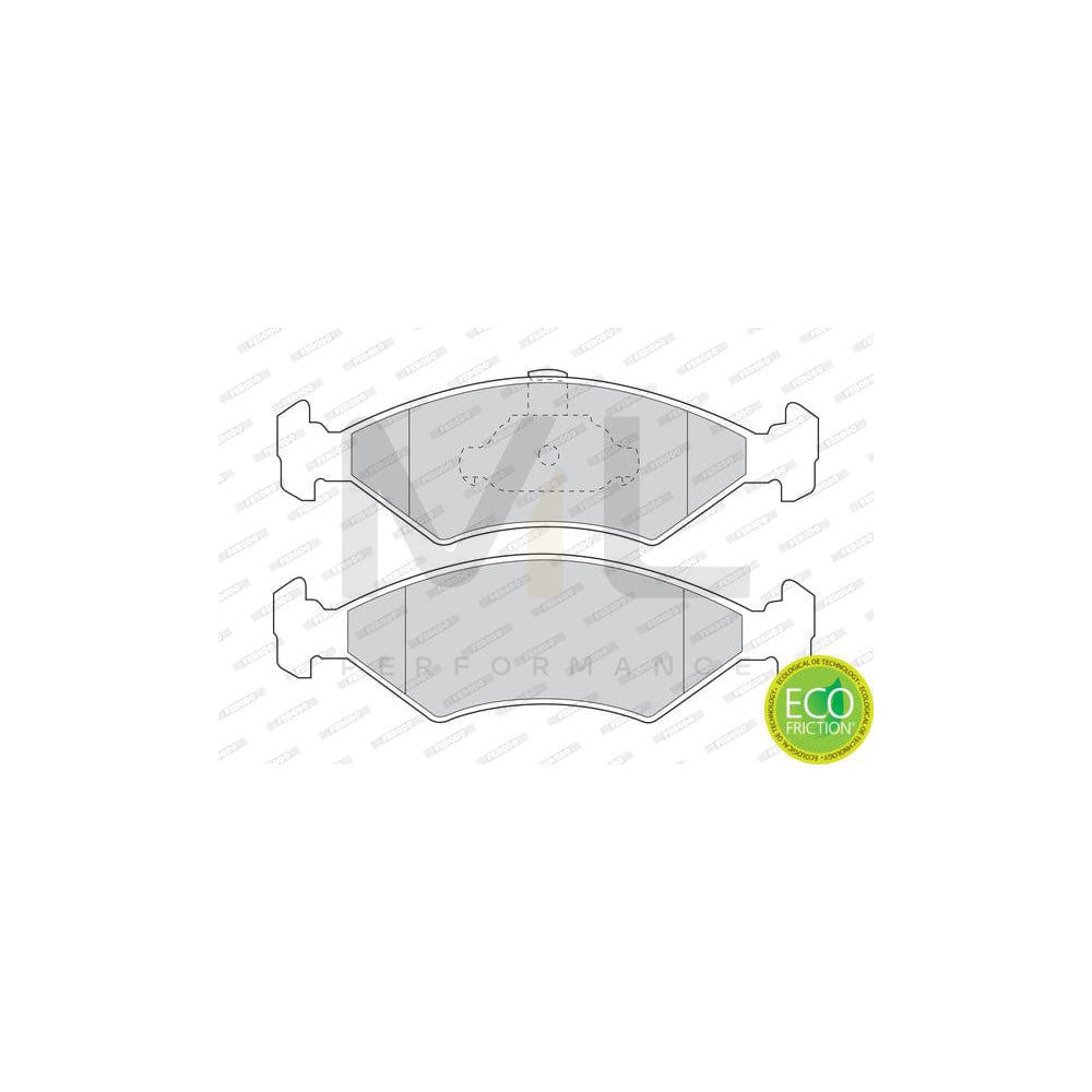 Ferodo Premier Eco Friction Fdb643 Brake Pad Set Not Prepared For Wear Indicator, Without Accessories | ML Performance Car Parts