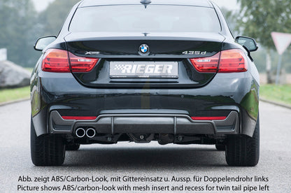 Rieger 00088054 BMW 4 Series F32 F33 F36 Rear Diffuser 6 | ML Performance EU Car Parts
