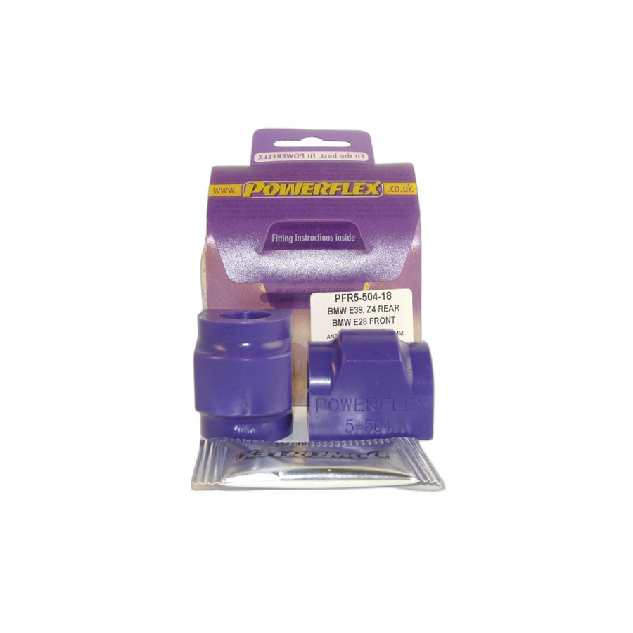 Powerflex PFR5-504-18 BMW E28 E46 E85 Rear Anti Roll Bar Mounting Bush 18mm (Inc. Z3 & Z4M) | ML Performance EU Car Parts