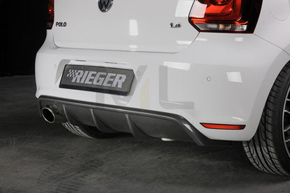 Rieger 00099867 VW 6R Mk6 Polo Rear Diffuser 1 | ML Performance EU Car Parts