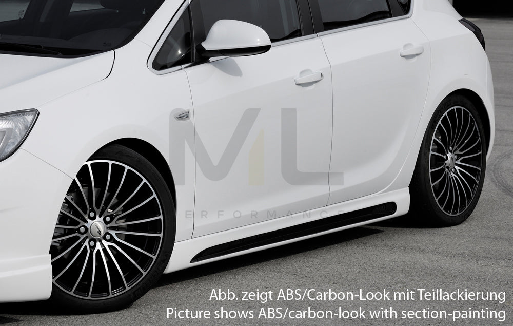 Rieger 00051313 Opel Astra J Side Skirt 3 | ML Performance EU Car Parts