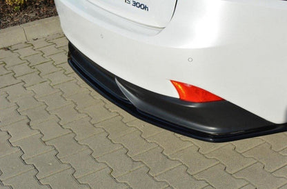 Maxton Design Lexus IS MK3 H Central Rear Splitter (without vertical bars)
