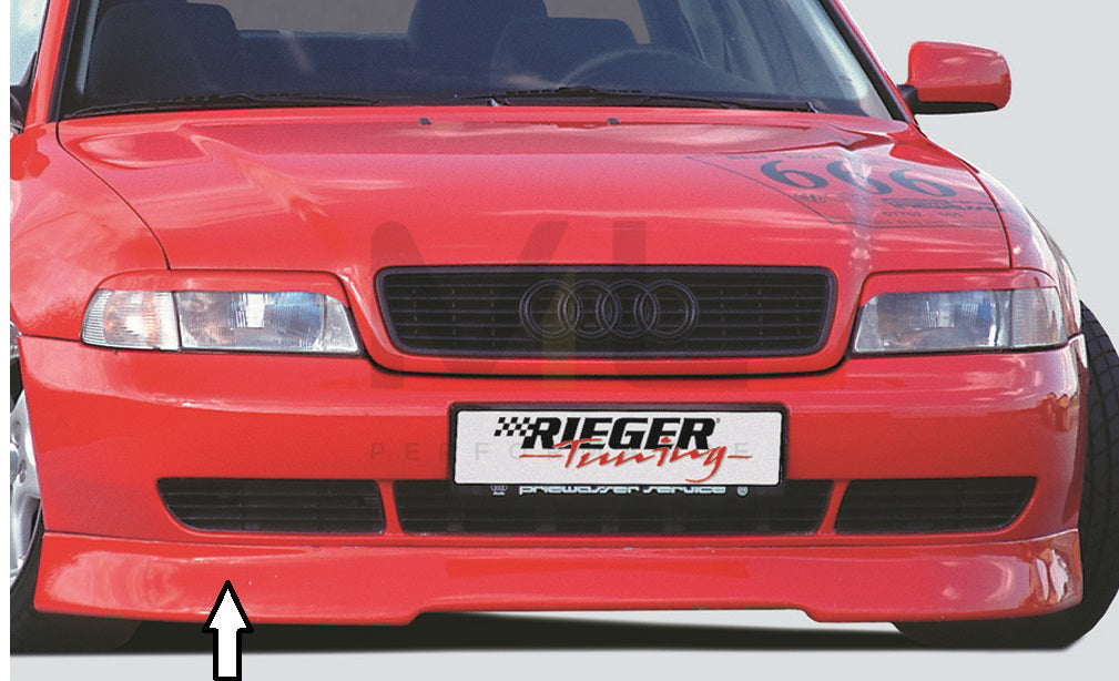 Rieger 00055015 Audi B5 A4 Front Splitter 1 | ML Performance EU Car Parts