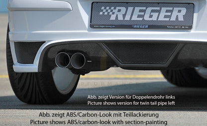 Rieger 00099324 Opel Astra H Rear Diffuser 5 | ML Performance EU Car Parts