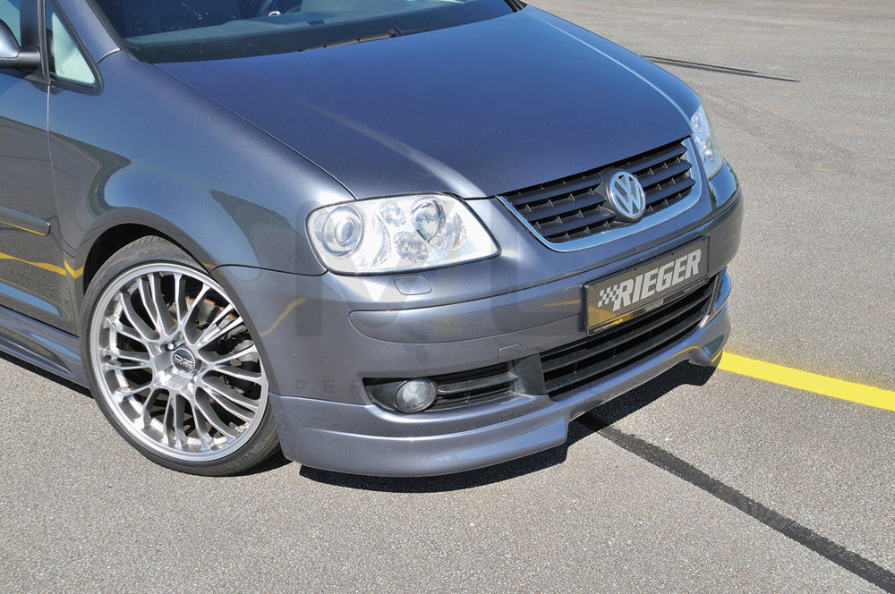 Rieger 00059201 VW 1T Touran Front Splitter 2 | ML Performance EU Car Parts