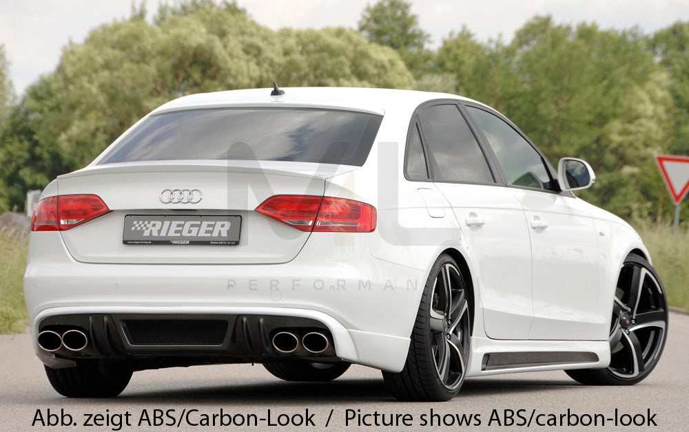 Rieger 00055512 Audi B8 B81 Rear Diffuser (A4 & S4) 6 | ML Performance EU Car Parts