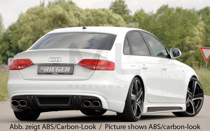 Rieger 00055512 Audi B8 B81 Rear Diffuser (A4 & S4) 6 | ML Performance EU Car Parts