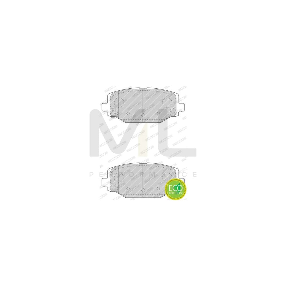 Ferodo Premier Eco Friction Fvr4470 Brake Pad Set Suitable For Mercedes-Benz Sprinter Prepared For Wear Indicator, With Brake Caliper Screws, With Accessories | ML Performance Car Parts