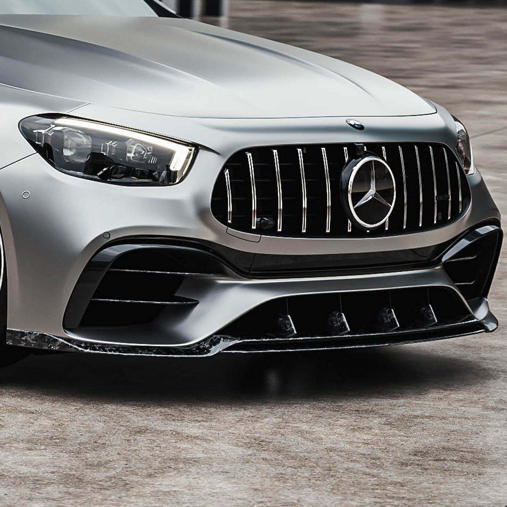 MANHART CARBON FRONT BUMPER INSERTS FOR MERCEDES-AMG E 63 (S)