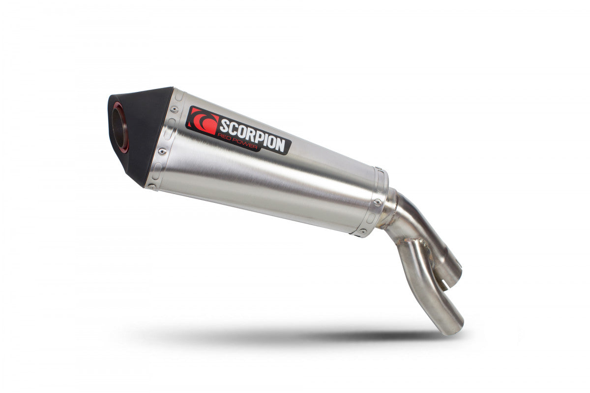 Scorpion RBM77SEO BMW S1000 RR Serket Taper Slip-On - Brushed Stainless Steel Sleeve | ML Performance EU EU