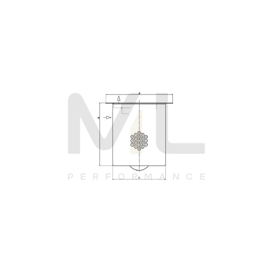 MANN-FILTER LE 27 003 x Filter, compressed air system | ML Performance Car Parts