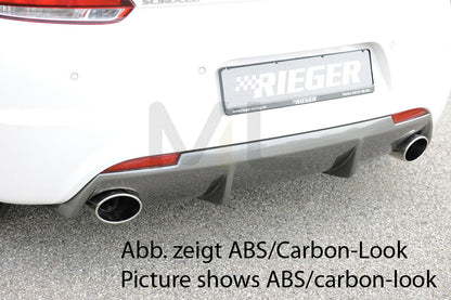 Rieger 00014118 VW 13 Scirocco R Rear Diffuser 3 | ML Performance EU Car Parts