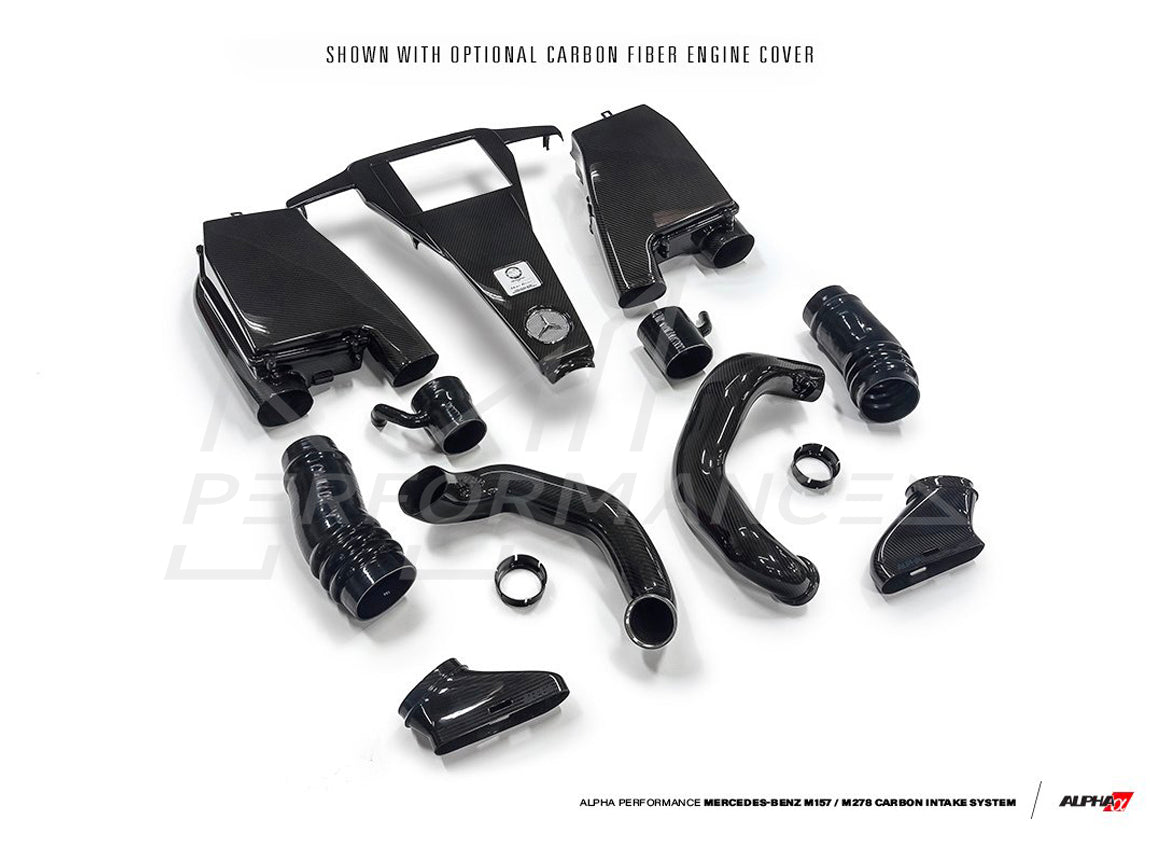 AMS Performance Mercedes-Benz AMG M157 M278 Carbon Fibre Engine Cover (CLS550, CLS63 & E63) - ML Performance EU