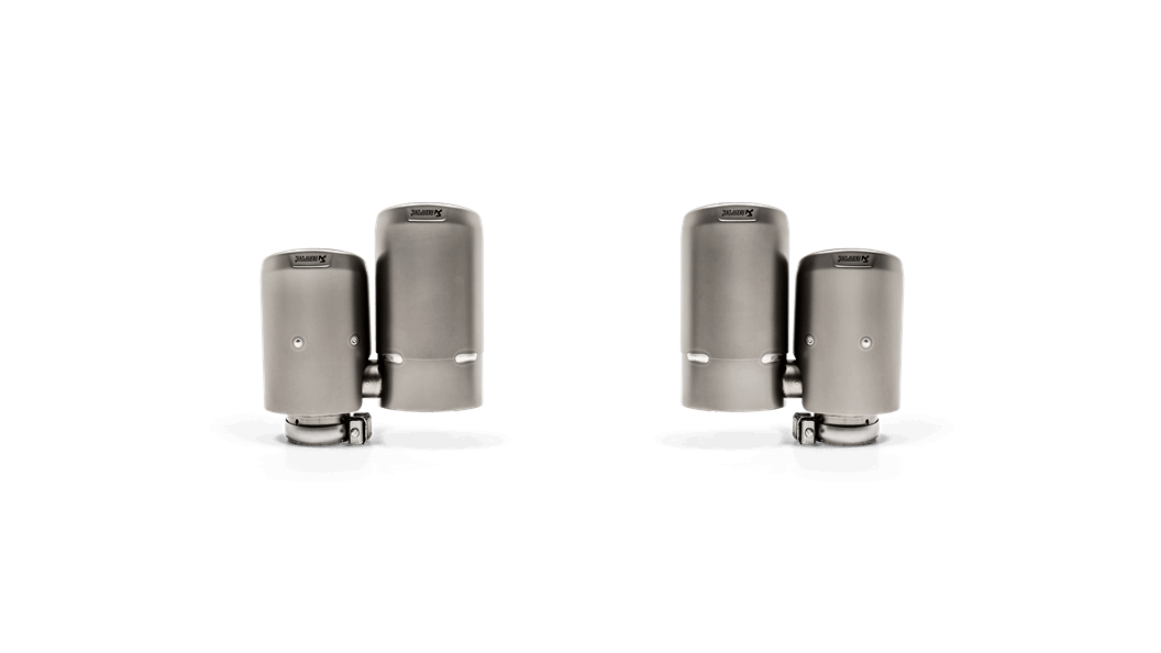 Akrapovič Porsche 971 Panamera Titanium Tail Pipe Set (Inc. Panamera 4, GTS, Turbo & Sport Turismo Turbo S E-Hybrid) - ML Performance UK
