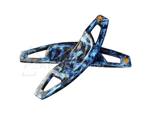 Armaspeed BMW Toyota G20 G21 A90 Luminous Blue Forged Carbon Fibre Paddle Shifter (Inc. 325i, 330e, M340i & Supra) - ML Performance UK