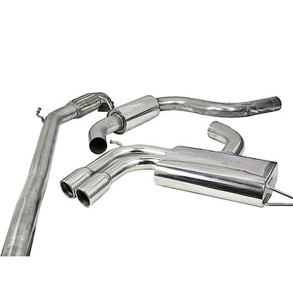 Cobra Exhaust Audi A3 (8P) 2.0 TFSI 2WD (3 Door) Turbo Back Performance Exhaust