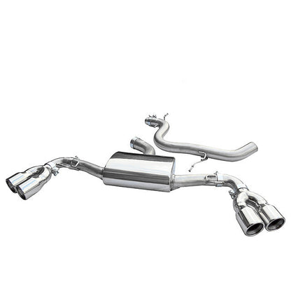 Cobra Exhaust Audi TT (Mk2) 1.8/2.0 TFSI (2WD) (2007-11) Cat Back Performance Exhaust | ML Performance EU Car Parts