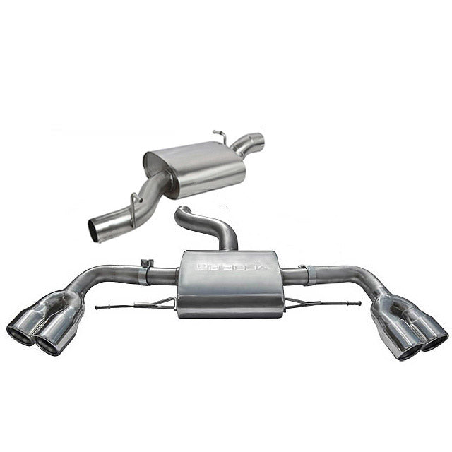 Cobra Exhaust Audi TTS (Mk2) Quattro Cat Back Performance Exhaust | ML Performance EU Car Parts