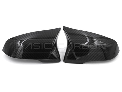 Basic Carbon BMW Toyota Carbon Fibre / Gloss Black Mirror Covers (Inc. F40 M135iX, G29 Z4 and A90 Supra) - ML Performance UK