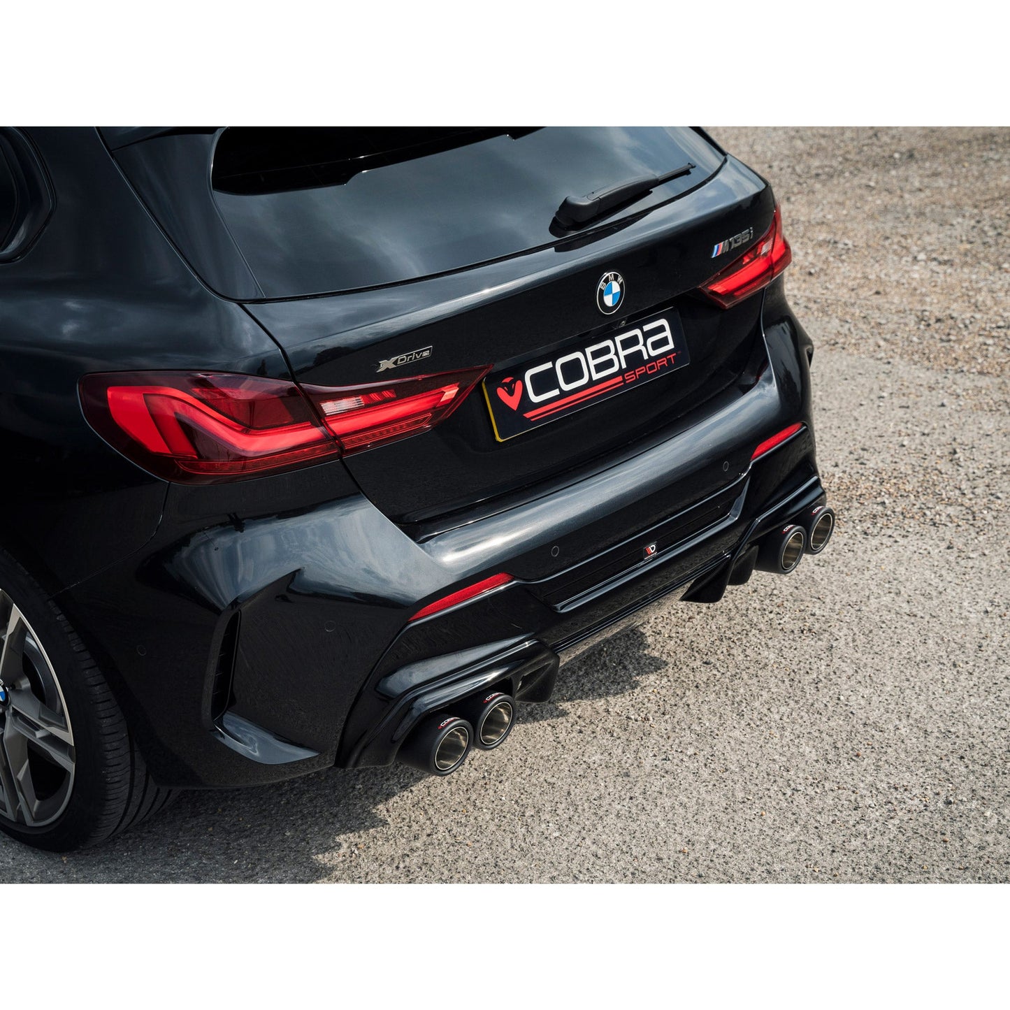 Cobra Exhaust BMW M135i (F40) Quad Exit GPF/PPF Back Non-Valved Race Box Delete M3 Style Performance Exhaust
