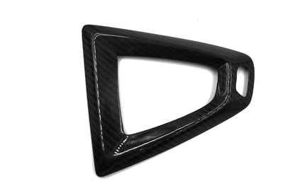 Basic Carbon BMW F80 F82 M Infusion Pre-Preg Dry Carbon Fibre DCT Gear Surround Cover (M3 & M4) - Stick On