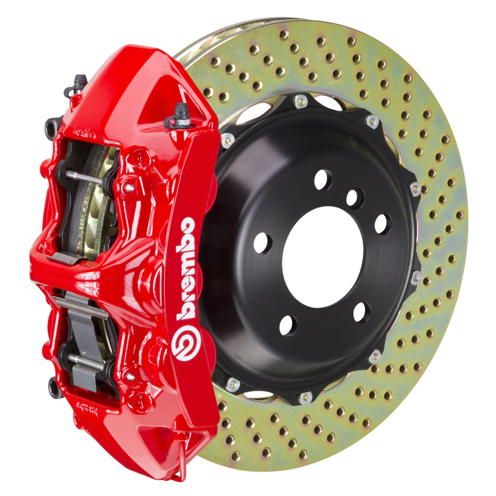 Brembo BMW F20 F22 F30 F32 F36 Front GT 6 Piston Cross Drilled Big Brake Kit 355 x 32mm (Inc. M135i, M240i, 328i & 430i) - ML Performance UK