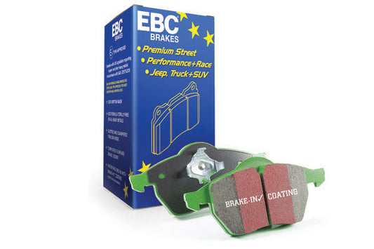 EBC Audi Seat Skoda Volkswagen Greenstuff 2000 Series Sport Rear Brake Pads - ATE Caliper (Inc. 6L Ibiza, Altea, 1Z Octavia & MK6 Golf) (Pair)