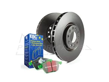 EBC Mercedes-Benz W203 R171 Greenstuff 2000 Series Sport Brakes Pad And Premium OE Replacement Plain Disc Kit To Fit Front - Brembo Caliper (C320 & SLK350) | ML Performance UK