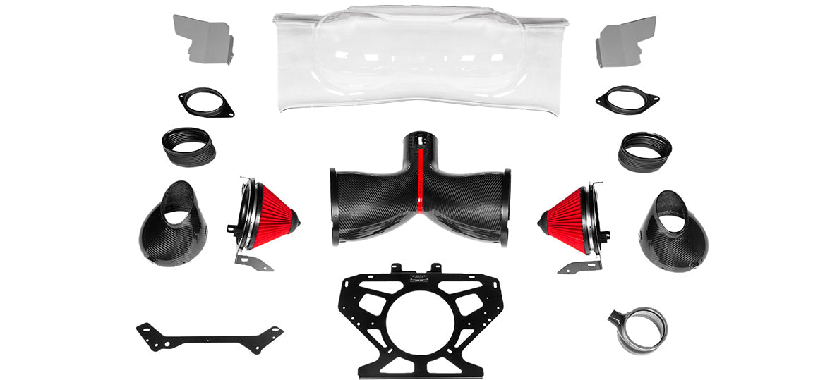 Eventuri Chevrolet C8 Corvette Stingray Coupe Carbon Fibre Intake System - ML Performance EU