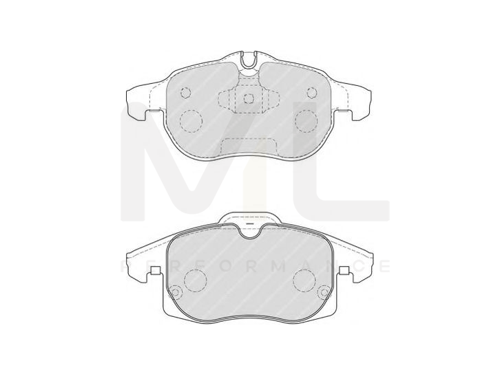 Ferodo Premier Fvr1043 Brake Pad Set Prepared For Wear Indicator | ML Performance Car Parts