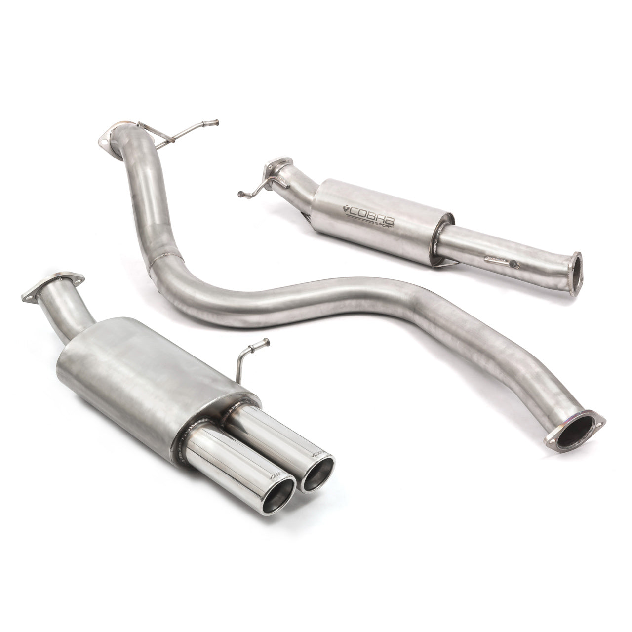 Cobra Exhaust Ford Fiesta (Mk7) ST 180/200 (3") Cat Back Performance Exhaust | ML Performance EU Car Parts