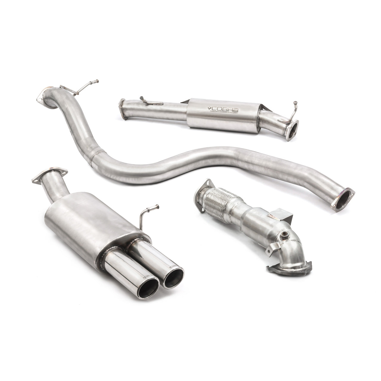 Cobra Exhaust Ford Fiesta (Mk7) ST 180/200 Turbo Back Performance Exhaust | ML Performance EU Car Parts