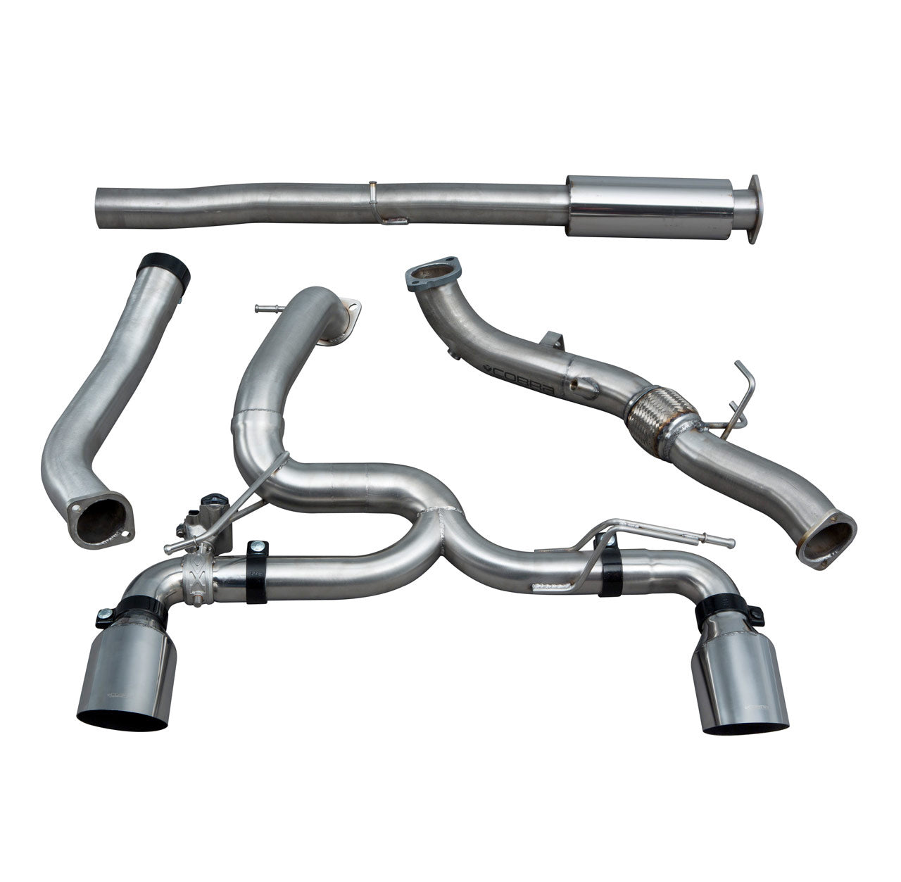 Cobra Exhaust Ford Focus RS (MK3) Venom Box Delete Race Turbo Back Performance Exhaust