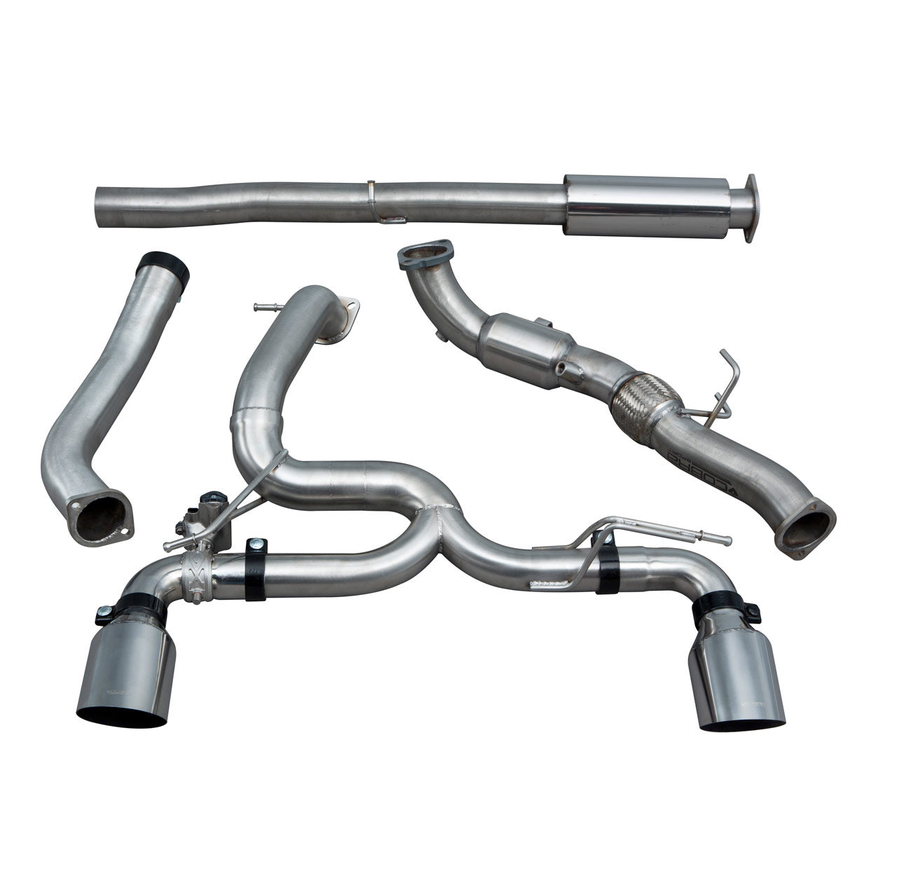 Cobra Exhaust Ford Focus RS (MK3) Venom Box Delete Race Turbo Back Performance Exhaust | ML Performance EU Car Parts