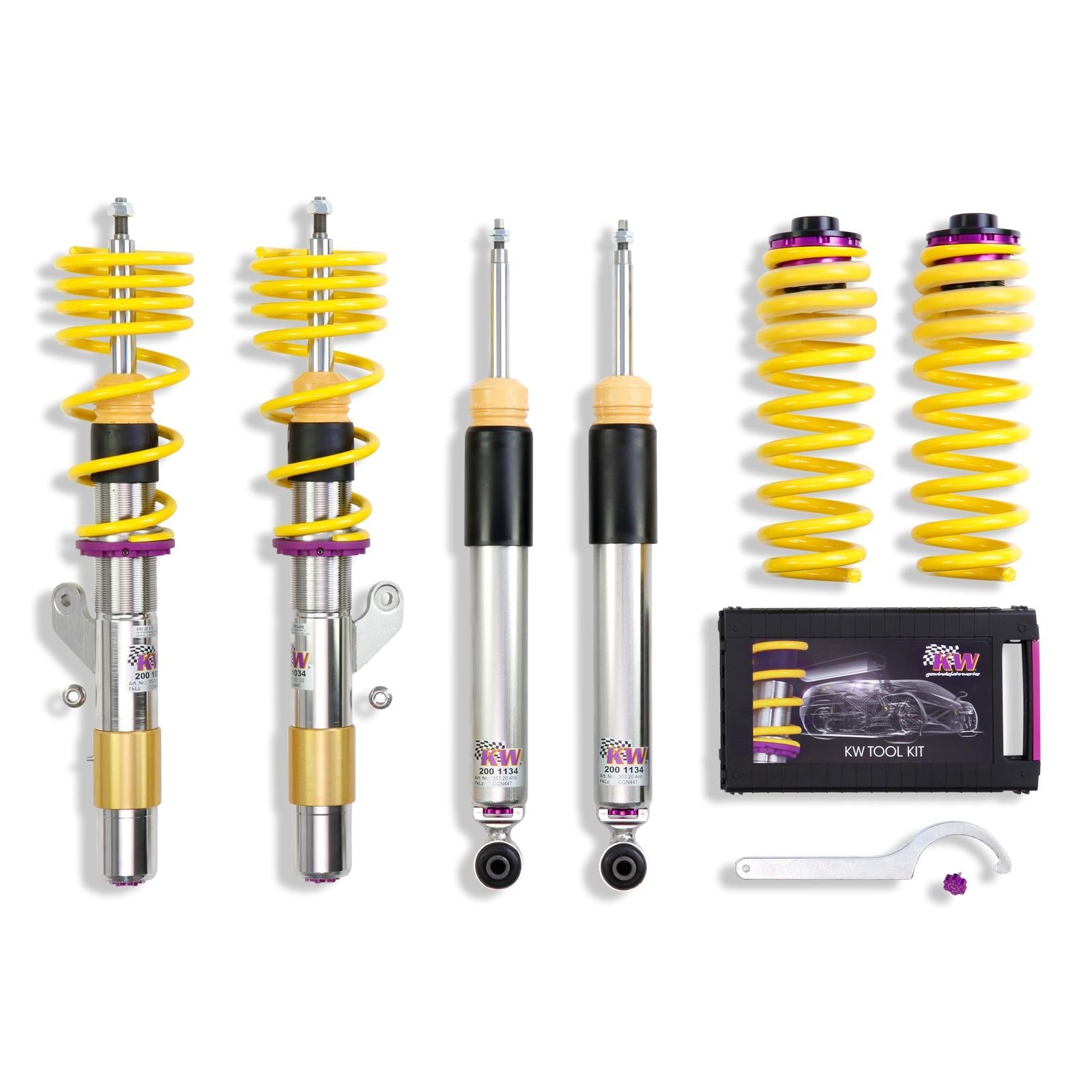 KW BMW F20 F21 F22 F30 F32 Variant 3 Coilover kit (Inc. 125i, 230i, 335i & 440i) - ML Performance UK