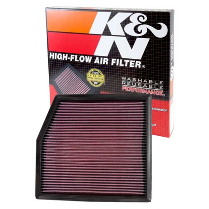 K&N BMW E82 E88 E90 E91 E92 Replacement Air Filter (Inc. 135i, 335i & X1 35ix) - ML Performance UK