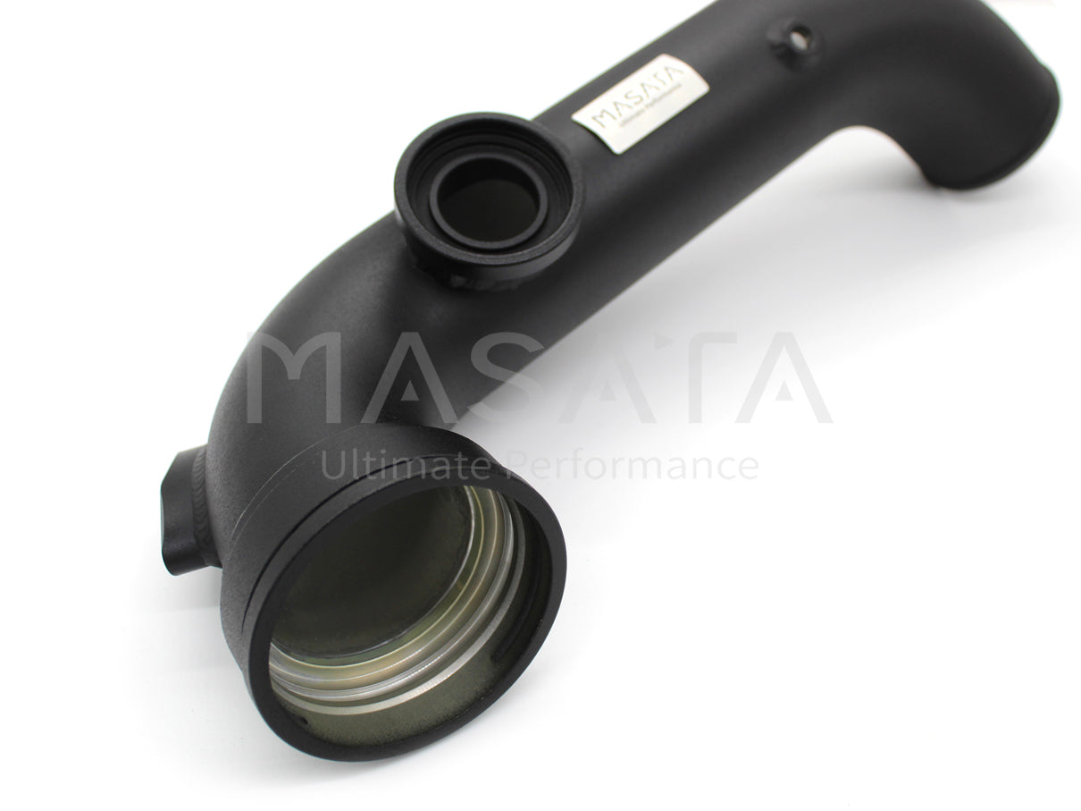 Masata BMW N54 E82 E90 E92 Aluminium Chargepipe with HKS BOV Blow Off Valve (1M, 135i & 335i) - ML Performance EU
