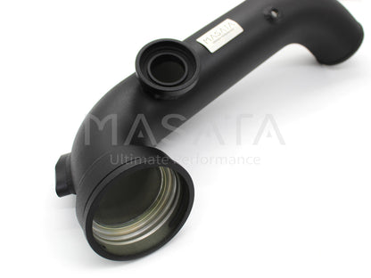 Masata BMW N54 E82 E90 E92 Aluminium Chargepipe with HKS BOV Blow Off Valve (1M, 135i & 335i) - ML Performance EU