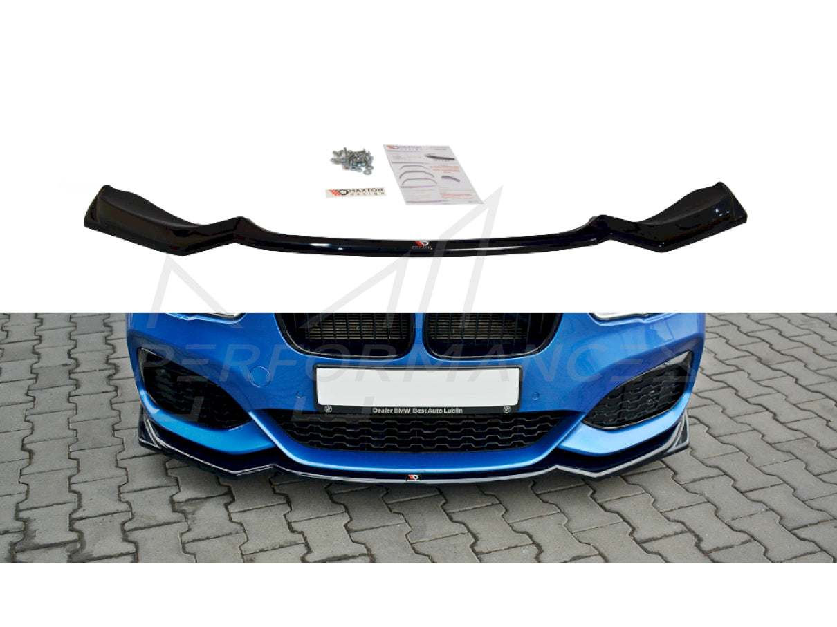 Maxton Design BMW F20 F21 LCI V.2 M-Power Front Splitter (M135i & M140i) - ML Performance EU