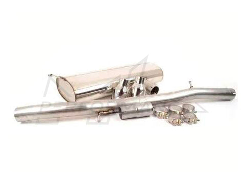 MillTek Audi 8N TT Non-Resonated Cat Back Race Exhaust (225 Model) - ML Performance EU