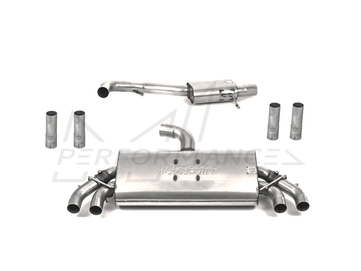 MillTek Audi 8V & 8V.2 S3 Resonated GPF/OPF - Back Exhaust (Quattro Saloon & Cabrio) - ML Performance EU
