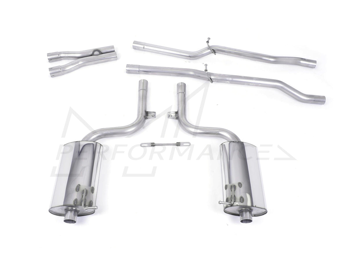 MillTek Audi B6 S4 Non-Resonated Cat-Back Exhaust - ML Performance EU